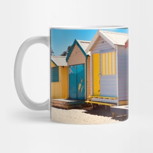 Beach Huts Mug